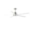 Maxim Lighting Daisy 60'' 5-Blade Fan w LED Light Kit, Satin Nickel 88826SN - alternate 1